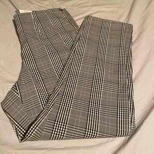 NWT plaid ankle pants